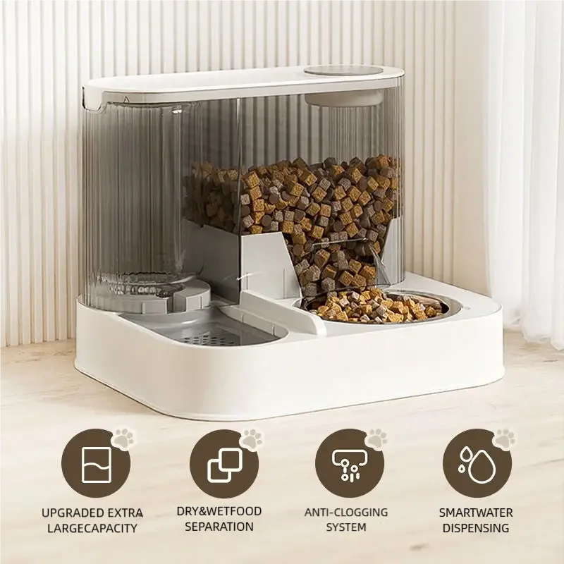 PawTrim™ SmartServe 2-in-1 Pet Feeder