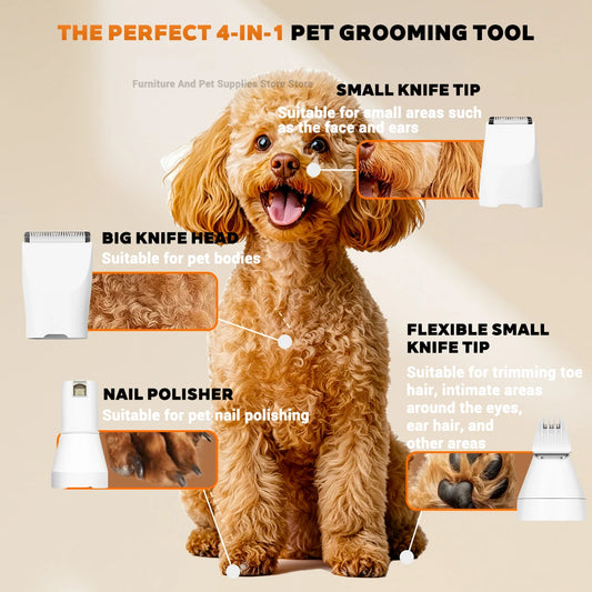PawTrim™ 4-in-1 Pet Grooming Kit